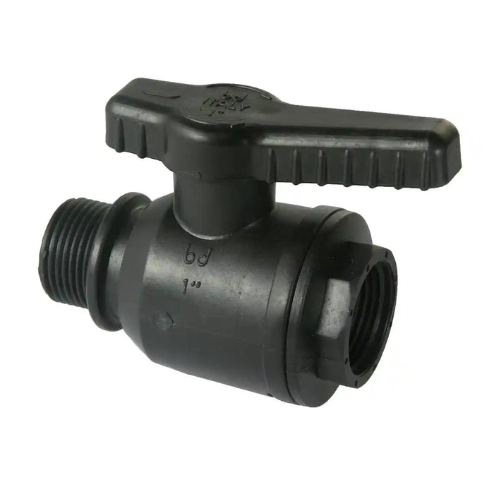 IBC 1" Ventil med 20 mm Ø slanganslutning