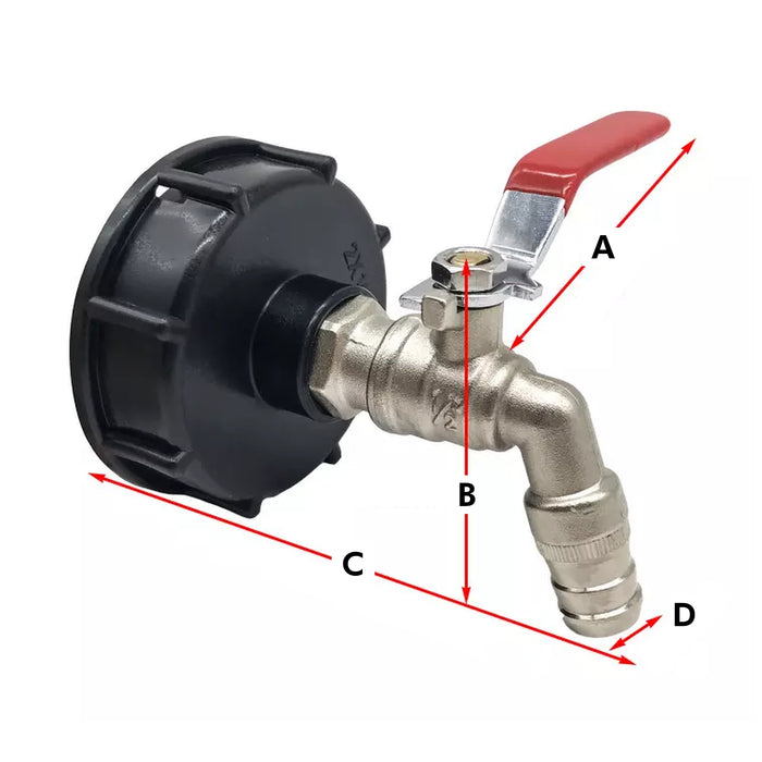 IBC kran och adapter